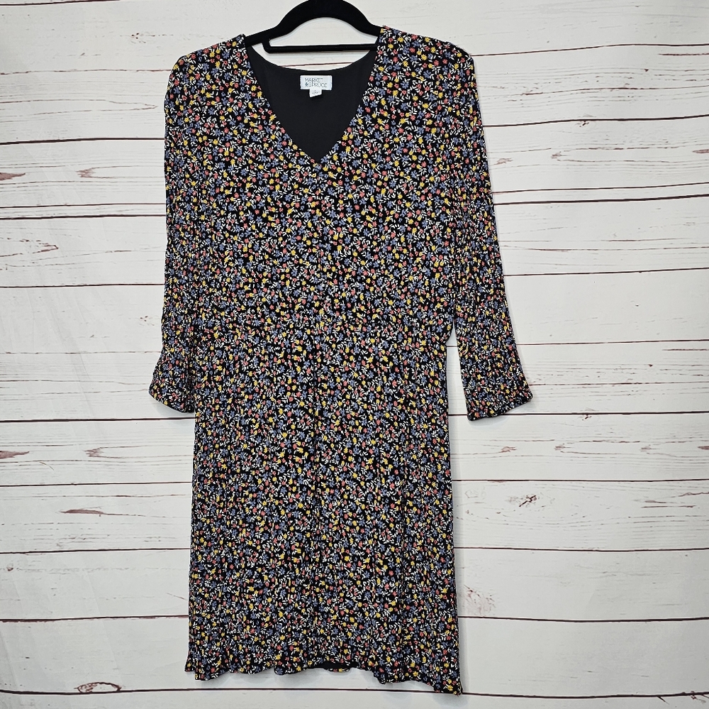 Stitch Fix Market & Spruce Floral V-Neck Dress